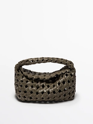 NAPPA LEATHER BRAIDED MINI BAG- Заказать в России