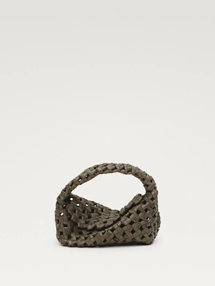 NAPPA LEATHER BRAIDED MINI BAG- Заказать в России