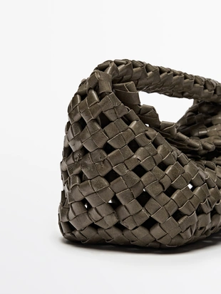NAPPA LEATHER BRAIDED MINI BAG- Заказать в России