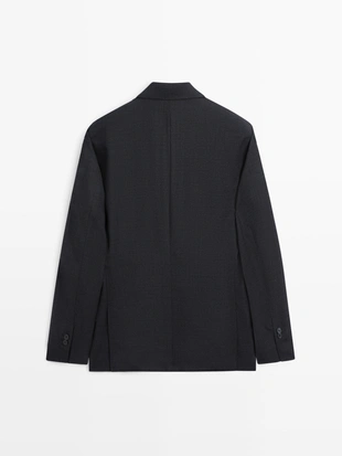 Купить Massimo Dutti Пиджак из 100% шерсти для костюма
