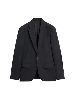 NAVY BLUE|3504/503 - Massimo Dutti Пиджак из 100% шерсти для костюма