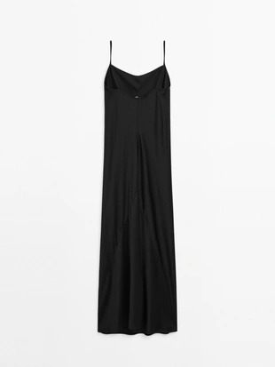 Платье-камисоль из крепа- Заказать в России