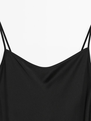 Платье-камисоль из крепа- Заказать в России