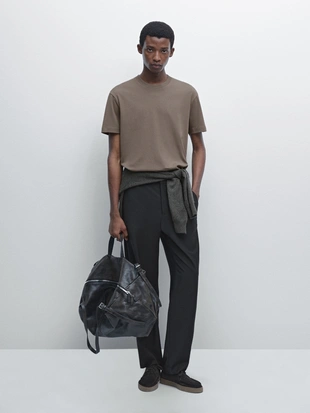 Футболка среднего веса из 100% хлопка- Заказать в России