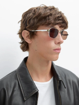 Купить Massimo Dutti Металлические солнечные очки