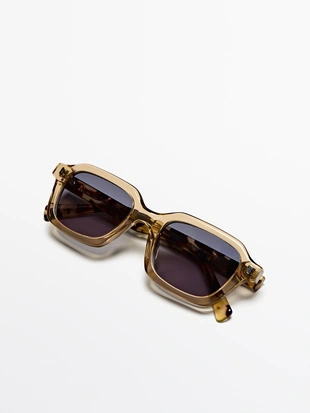Mustard|2308/300 - Massimo Dutti Солнцезащитные очки прямоугольной формы