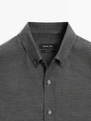 Рубашка SOFT MELANGE REGULAR FIT- Заказать в России