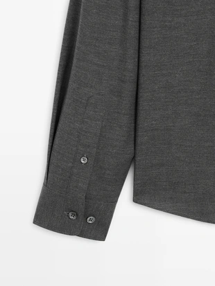 Рубашка SOFT MELANGE REGULAR FIT- Заказать в России