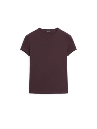 Купить Massimo Dutti Футболка с коротким рукавом из 100% хлопка