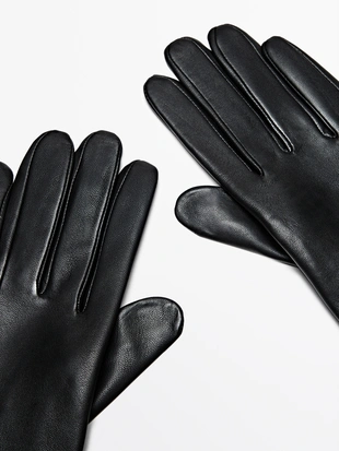 Перчатки из натуральной кожи нубука- Заказать в России