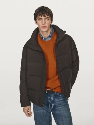 Пуховик с водоотталкивающей отделкой- Заказать в России