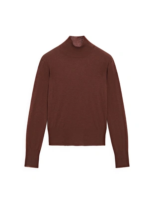 Купить Massimo Dutti Свитер с манжетами-воротником из шерсти - STUDIO