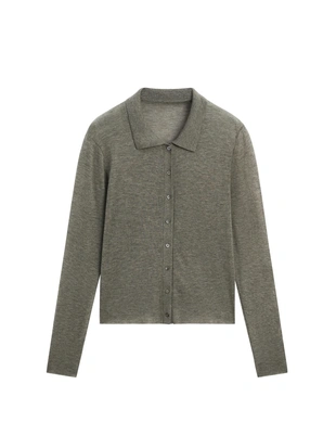 Купить Massimo Dutti Кардиган из 100% шерсти - STUDIO