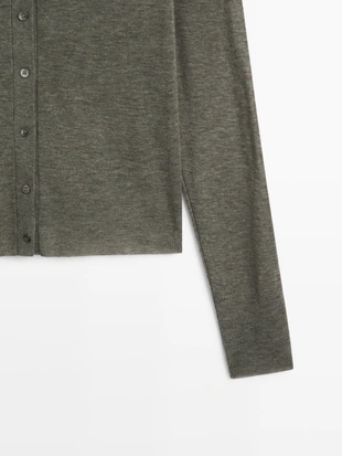 MOSS|9801/953 - Massimo Dutti Кардиган из 100% шерсти - STUDIO