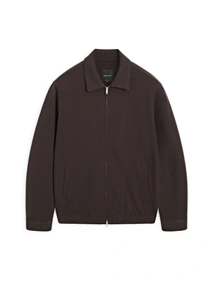 Купить Massimo Dutti Короткий двухслойный жакет с шерстью