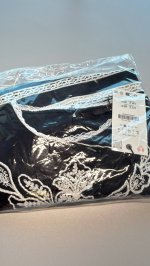 Zara БЛУЗА С ВЫШИВКОЙ — ZW COLLECTION Black | 5598/241/800