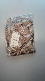 Zara ТОП С ГОРЛОВИНОЙ ХАЛТЕР И БАХРОМОЙ Pale pink | 4772/101/622