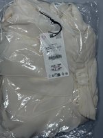 Zara МИНИ-ПЛАТЬЕ С ВОЛАНАМИ Ecru | 8228/811/712