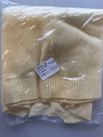 Zara БАЗОВЫЙ ДЖЕМПЕР ИЗ 100% ШЕРСТИ Light yellow | 2893/107/306