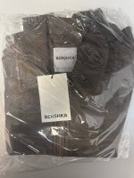 Bershka Куртка оверсайз из искусственной кожи Brown|1524/718