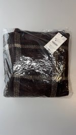 Zara КОРОТКОЕ ТРИКОТАЖНОЕ ПАЛЬТО С ШАРФОМ В КЛЕТКУ Brown | 6427/127/700