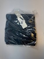 Oysho Брюки-бочонки из 100% льна с закругленными разрезами BLUE-GREY | 3361/873/882