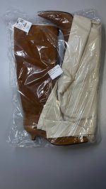 Zara ЗАМШЕВЫЕ САПОГИ НА КАБЛУКЕ Brown | 1001/610/105