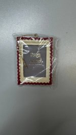 Zara Украшение-рамка для елочной игрушки из бумажной массы Red | 5306/045/600