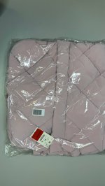 Zara СТЕГАНАЯ КУРТКА ИЗ ПРОРЕЗИНЕННОЙ ТКАНИ Chalk pink | 5644/702/626