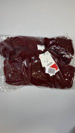 Zara ВЯЗАНЫЙ ЖАКЕТ С БАХРОМОЙ Burgundy | 0021/114/681