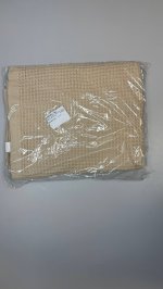 Zara Хлопковое вафельное полотенце Sand | 4592/013/711