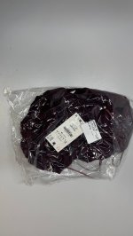 Zara ТОП С ПЫШНЫМ НИЗОМ И ЗАВЯЗКОЙ Dark aubergine | 3897/163/667