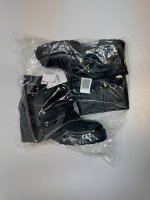 Bershka Ботинки на плоской подошве с пряжкой для брюк BLACK | 1214/664/040