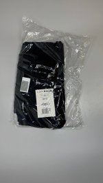 Bershka Джоггеры из смесового льна с широкими штанинами Black|0409/665