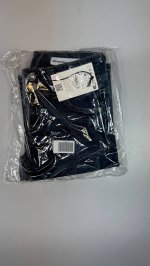 Bershka Джинсы bootcut с клапанами Navy | 5023/211/401