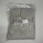 Zara ХУДИ С КАПЮШОНОМ И ОБЪЕМНЫМ НИЗОМ Grey marl | 1165/867/803