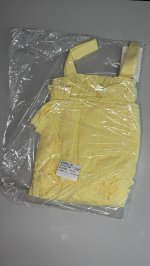Zara ПЛАТЬЕ ИЗ ПОПЛИНА С ВОЛАНАМИ Yellow | 6201/481/300