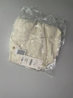 Zara ТОП С ПУГОВИЦАМИ И ДЛИННЫМИ РУКАВАМИ Ecru | 1165/892/712