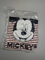 Bershka Футболка с длинными рукавами и принтом «Микки Маус» Burgundy | 8114/071/605