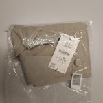 Zara ЖИЛЕТ ИЗ САРЖИ НА ПУГОВИЦАХ Stone | 3644/189/806