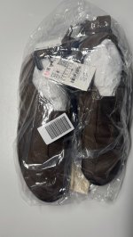 Zara Туфли из кожи с шнуровкой Brown | 3507/610/700