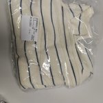 Zara Набор из вафельного трикотажа: футболка и джоггеры Ecru / Blue | 4174/572/080