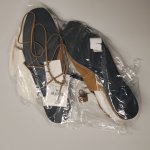 Zara ЗАМШЕВЫЕ ТУФЛИ-МЮЛИ НА ЗАВЯЗКАХ Dark tan | 3506/610/709