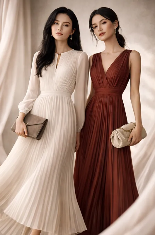 Плиссированные силуэты