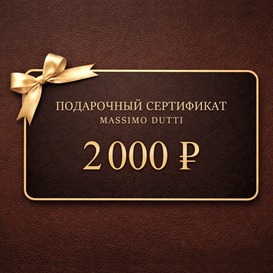 Massimo Dutti Электронный подарочный сертификат MASSIMO DUTTI  (2 000)
