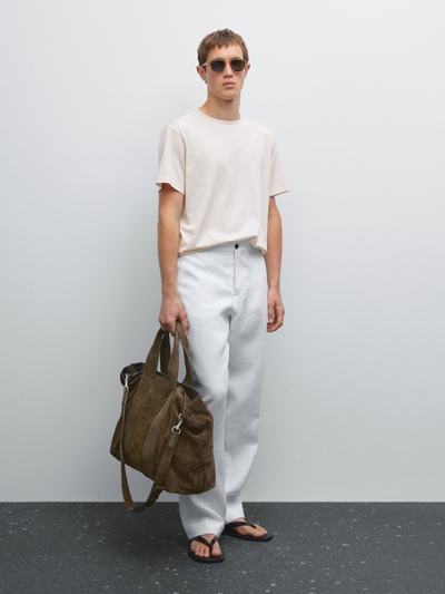 Massimo Dutti 100% хлопковая легкая футболка