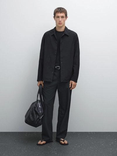 Massimo Dutti Куртка из технической ткани REGULAR