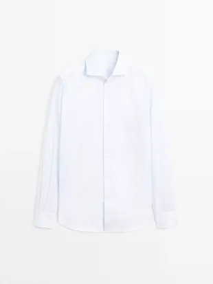 Рубашка в полоску SLIM FIT 100% хлопок