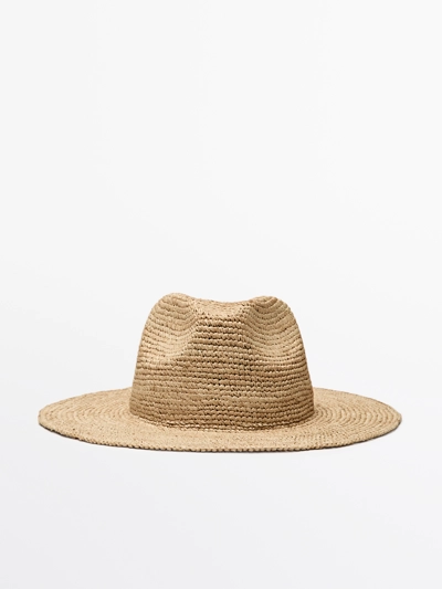 RAFFIA HAT