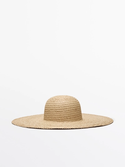 RAFFIA FLOPPY HAT